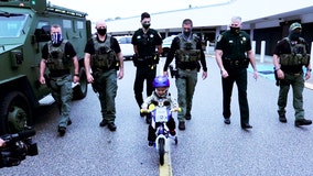 4-year-old cancer patient with hopes of ‘catching bad guys’ becomes honorary Manatee County deputy