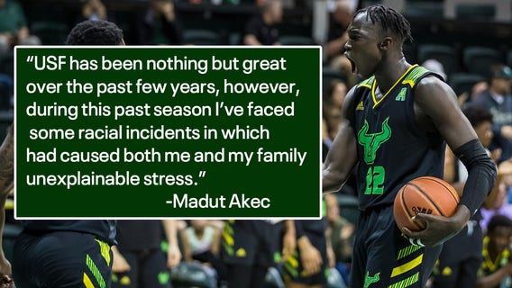 Former USF basketball player tweets about ‘racist incidents’ during season