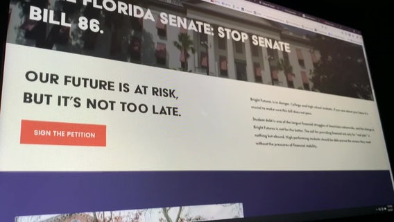 Bill to make cuts to Bright Futures scholarship program draws backlash from students