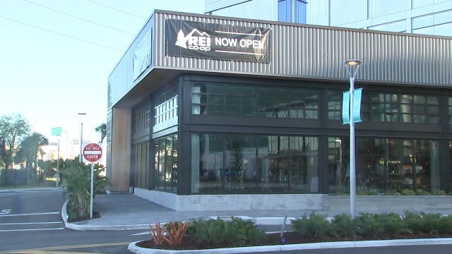 REI, the first store in Midtown Tampa, now open