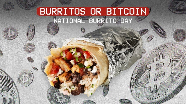 ‘Burritos or Bitcoin’: Chipotle giving away $200K in food, cryptocurrency for National Burrito Day