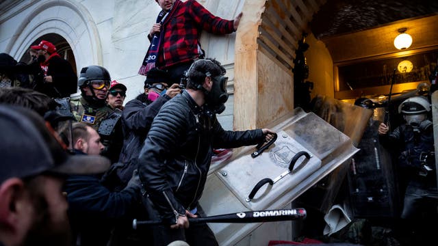 Trump defends Capitol rioters, says they posed 'zero threat right from the start'