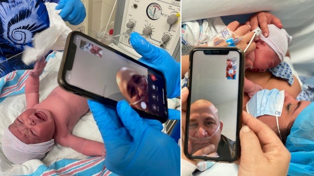 BayCare staff livestream baby's birth so new dad can watch