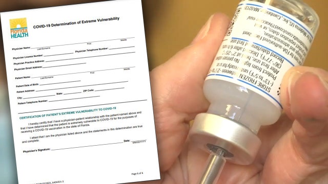 DeSantis: Doctors will decide whether patient is 'extremely vulnerable' enough to get vaccine