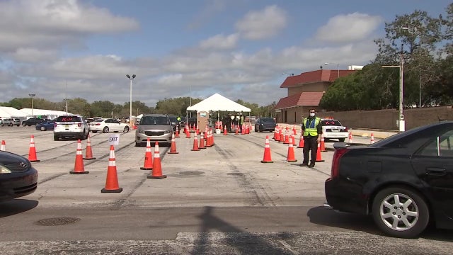 FEMA sites in Florida, including Tampa, to administer 3,000 first doses of Pfizer per day