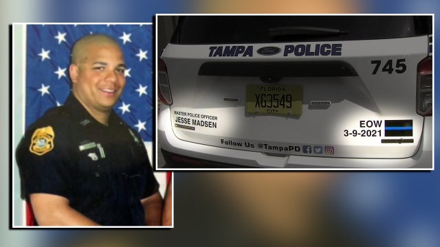 Memorial patrol vehicle emblems unveiled as TPD prepares to lay fallen officer to rest