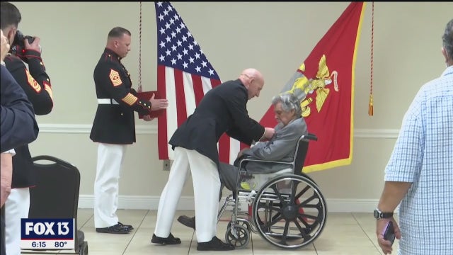 Veteran receives Silver Star nearly 70 years after saving others from enemy fire