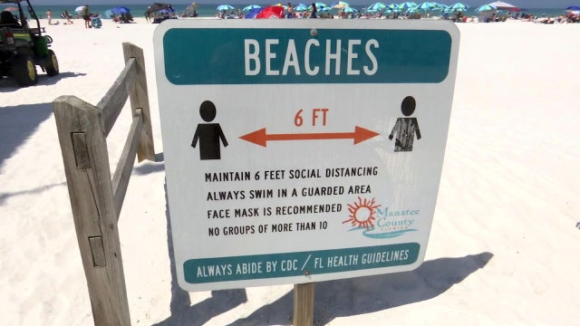 Manatee County's beaches remain as popular -- and crowded -- as ever
