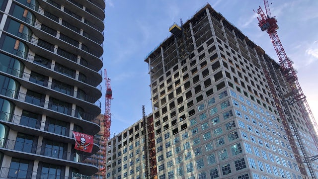 Downtown Tampa's Water Street designers celebrate 'topping off' of development's largest building