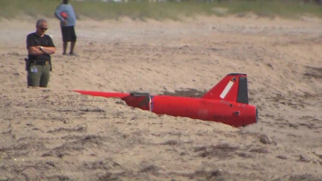 Military drone washes ashore on South Florida beach