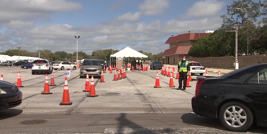 Walkups now accepted at FEMA vaccination site in Tampa