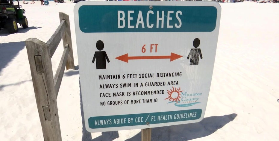Manatee County's beaches remain as popular -- and crowded -- as ever