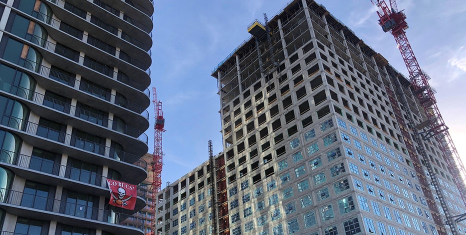 Downtown Tampa's Water Street designers celebrate 'topping off' of development's largest building