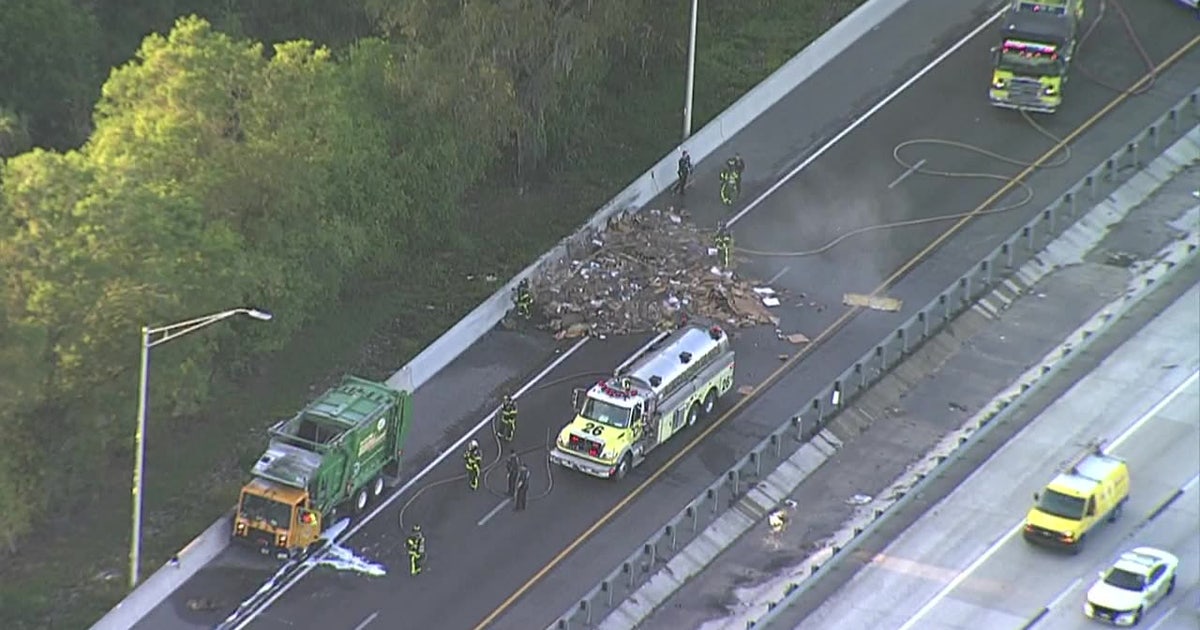 I-75 ramp from I-4 closed due to trash fire | FOX 13 Tampa Bay