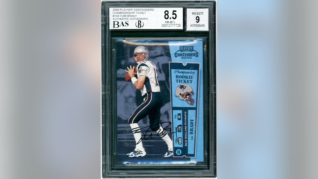 Tom Brady Signed Card 