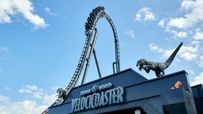 Jurassic World: VelociCoaster opens at Universal Orlando on Thursday
