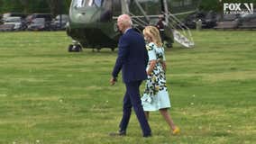 VIDEO: The president picks a dandelion for the first lady