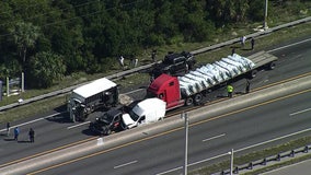 Lanes reopen on Courtney Campbell Causeway after separate crashes