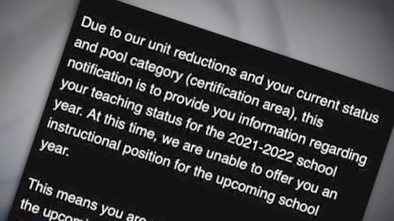 Hillsborough County teachers informed by email they don't have a job next year