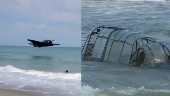 Report: Plane that went down during Cocoa Beach Air Show confirmed to be from WWII
