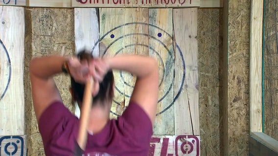 Newest axe throwing venue offers 15 lanes and certified coaches