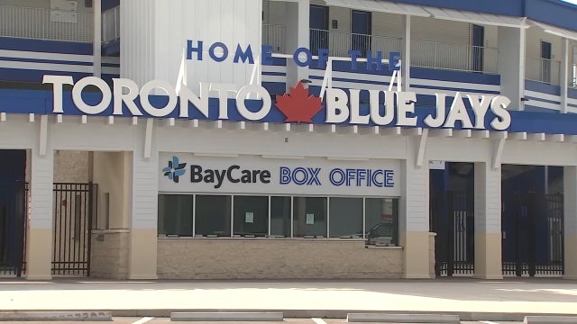 Blue Jays leaving Dunedin for Buffalo starting June 1