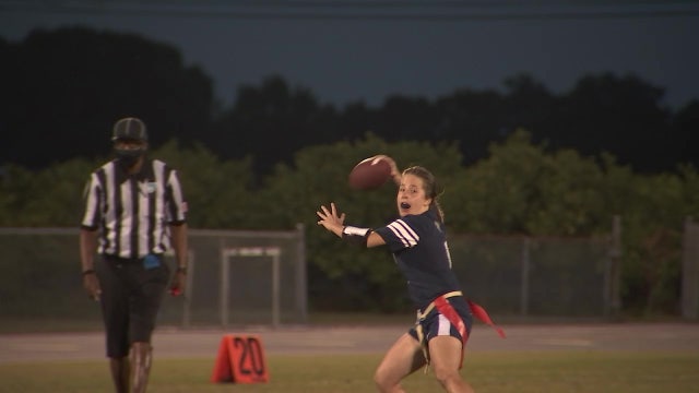 Newsome snaps Durant's flag football win streak as both teams roll into District tournaments