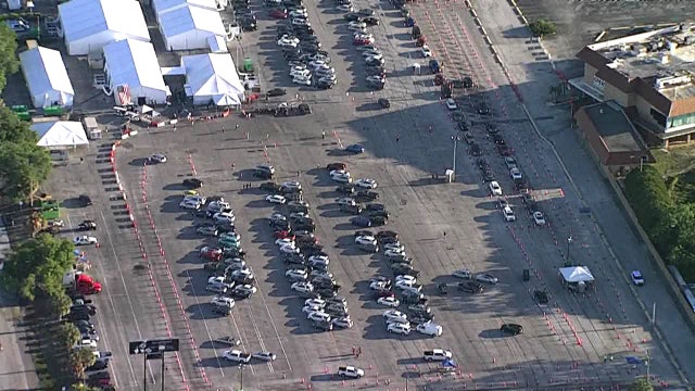 FEMA vaccination sites in Florida resume first-dose Pfizer shots