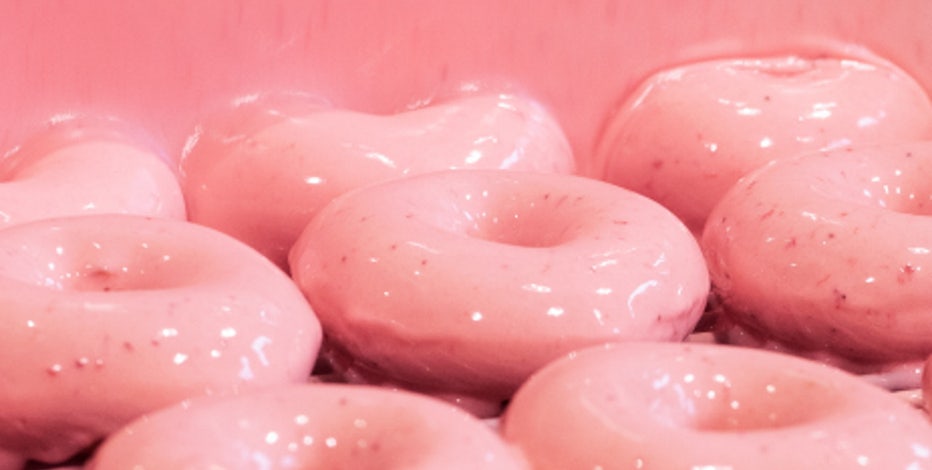 Krispy Kreme brings back 'Strawberry Glaze Craze' doughnuts for spring