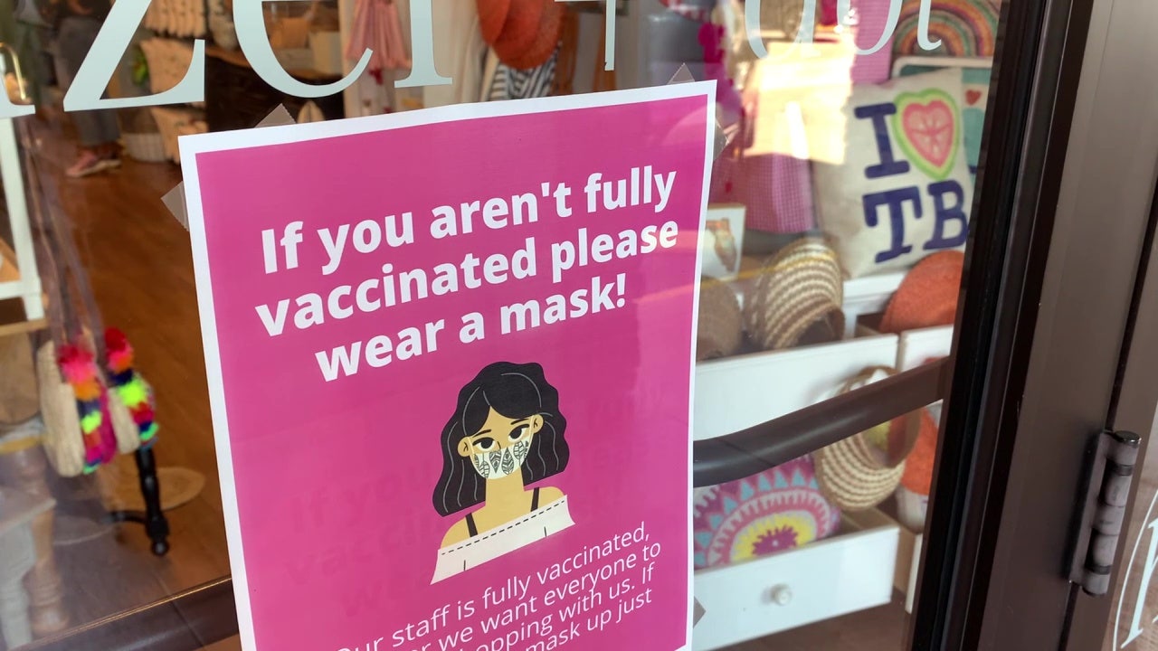Masks Not Required For Vaccinated Sign - Goimages Valley