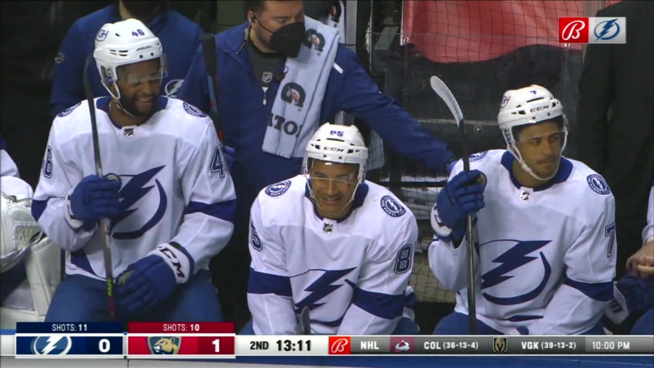 Lightning make NHL history by starting all-Black line in game against  Panthers