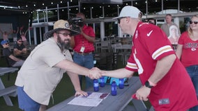 Bucs fan grabs beer with ‘Frank,’ the Chiefs fan whose cardboard cutout he sat next to at Super Bowl