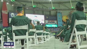 Thousands of USF graduates come together for in-person commencement