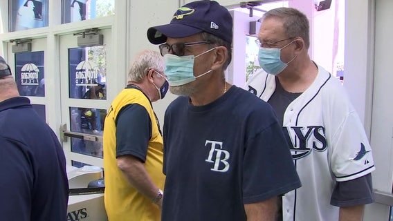 Tampa Bay Rays expand capacity, make masks optional for vaccinated fans