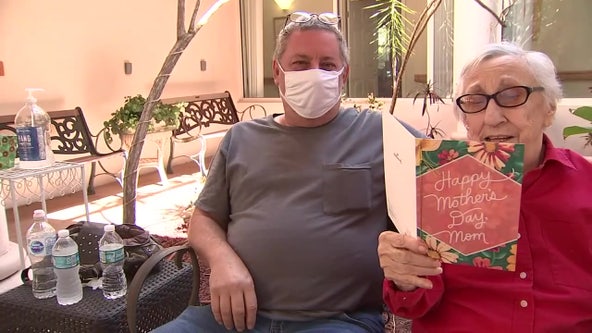 ‘Best day of my life’: After long lockdown, residents in assisted living celebrate Mother’s Day in person