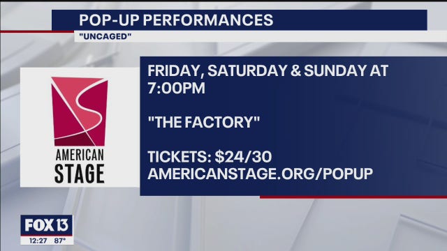 Catch a variety show at weekend pop-up stage in St. Pete
