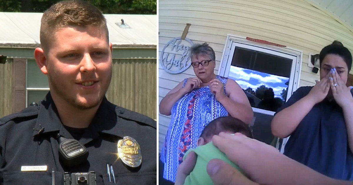 Arkansas rookie police officer saves newborn from choking | FOX 13 ...
