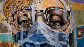 Artist captures incredible moments of healthcare workers during the pandemic