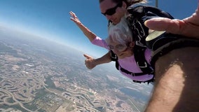 ‘I want to skydive’: Venice grandmother, 96, takes leap of faith in honor of late grandson