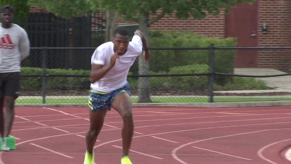 Bay Area sprinter breaks record set by Usain Bolt