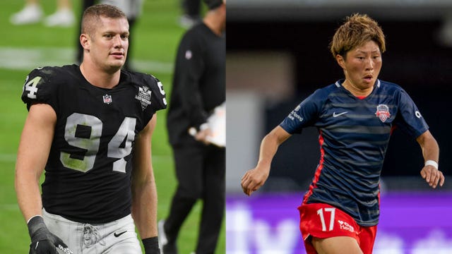 Biden praises pro athletes Carl Nassib, Kumi Yokoyama for coming out