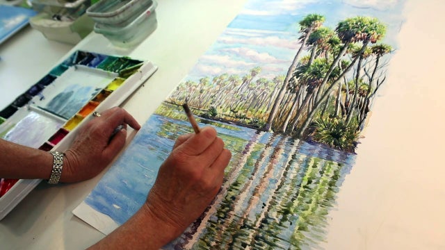South Tampa artist uses watercolors to share memories, themes of Florida