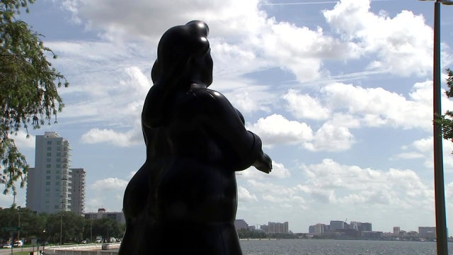Botero's 'Dressed Woman' watches over swanky new addition to Bayshore Boulevard