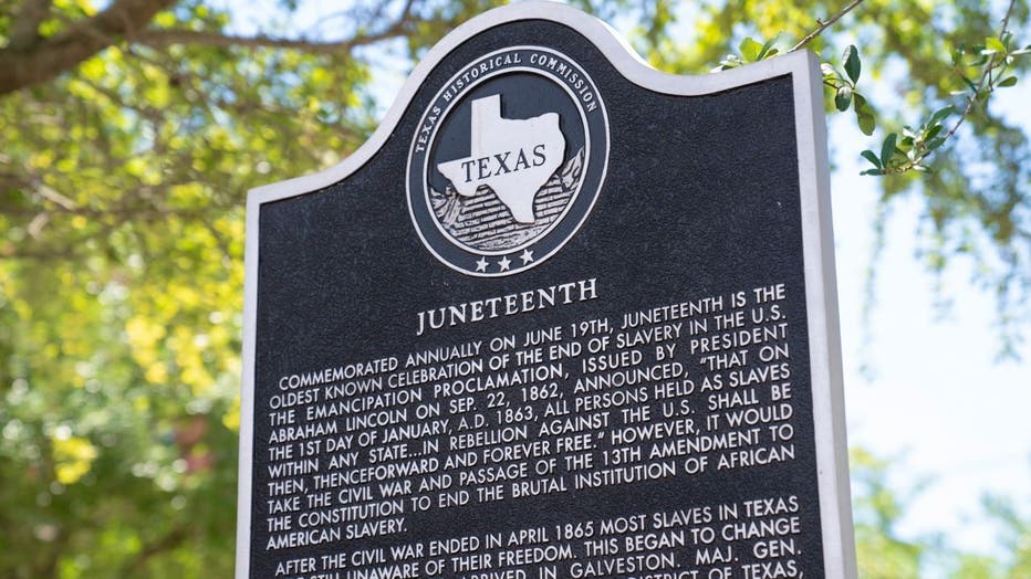 Juneteenth historical marker