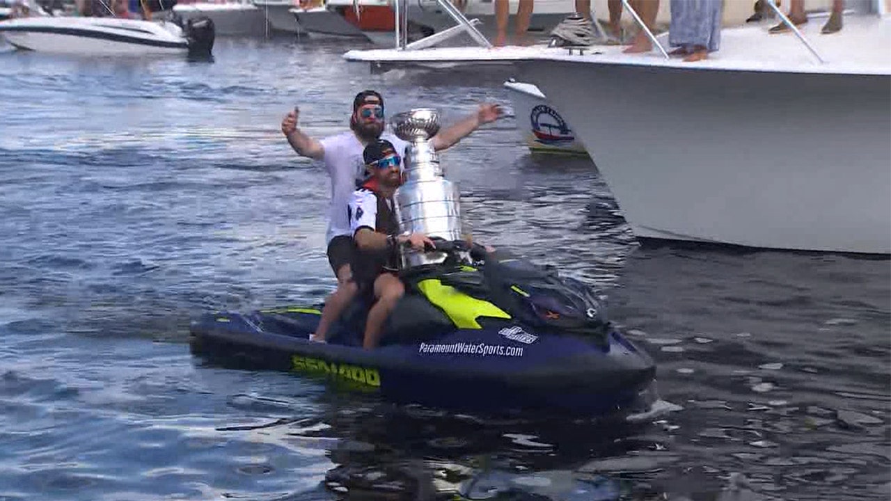 Stanley Cup dented during Lightning championship celebrations