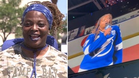Lightning national anthem singer moved to ICU after being hospitalized with COVID-19, husband says