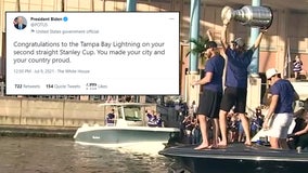 President offers congratulations as city details Lightning boat parade plans