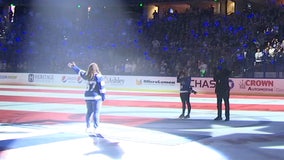 Lightning national anthem singer out of ICU, remains in hospital as she battles COVID-19