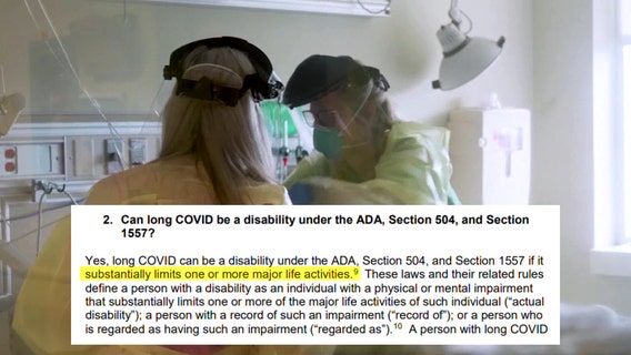 Long-haul COVID-19 now considered a disability