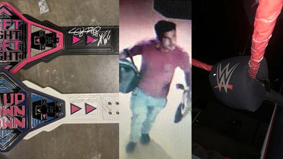 Signed WWE belts, Sheamus necklace stolen from USF Yuengling Center